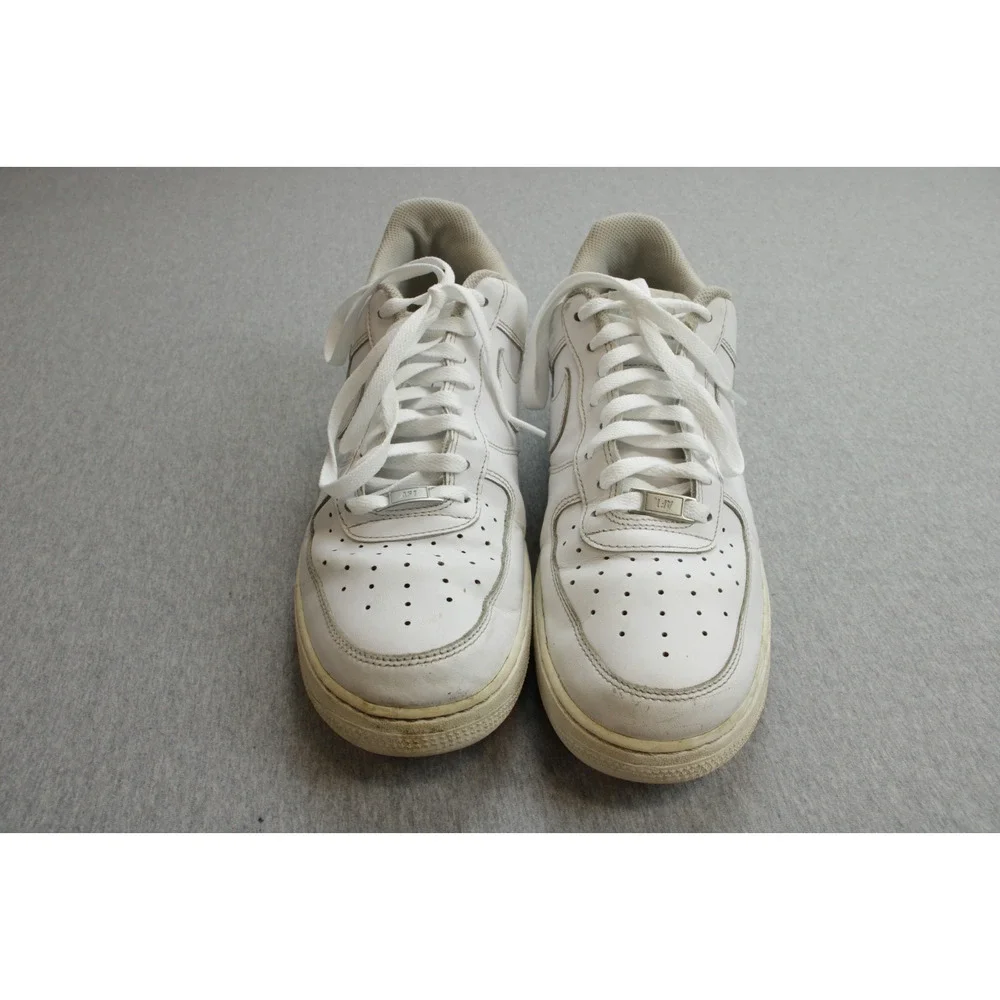 Nike Mens Size 12 White Air Force 1 '07 Triple White CW2288-111 New Laces‎